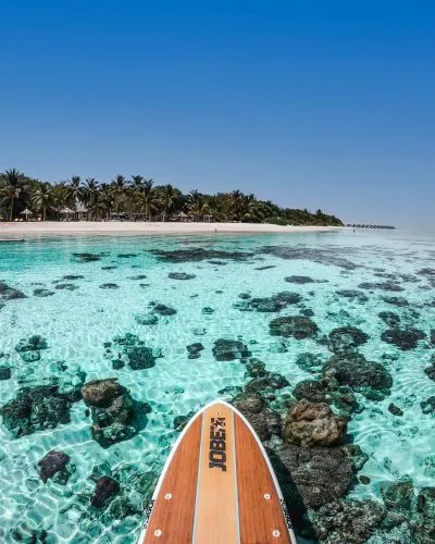 Stand up paddling at Furaveri